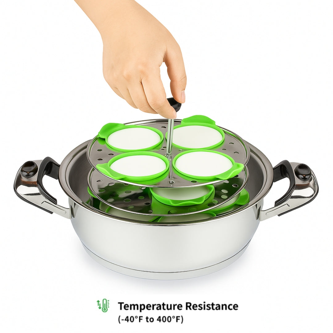 Food Grade Silicone Idli liners ( Eco-Friendly ) ☘️