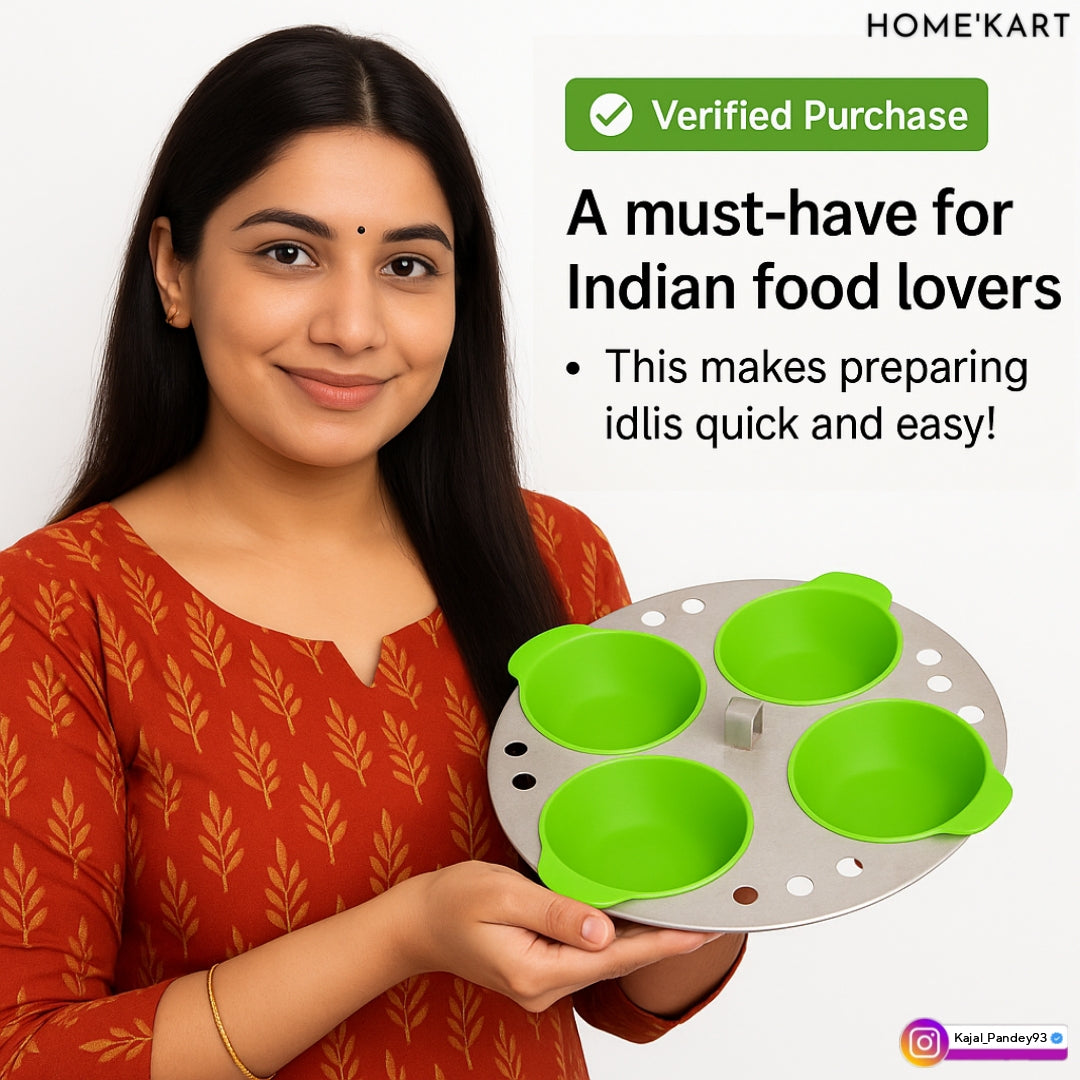 Food Grade Silicone Idli liners ( Eco-Friendly ) ☘️
