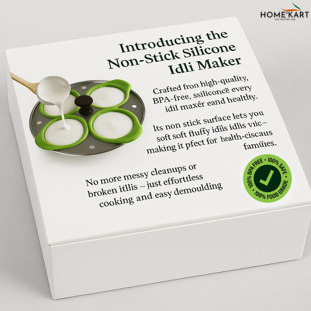 Food Grade Silicone Idli liners ( Eco-Friendly ) ☘️
