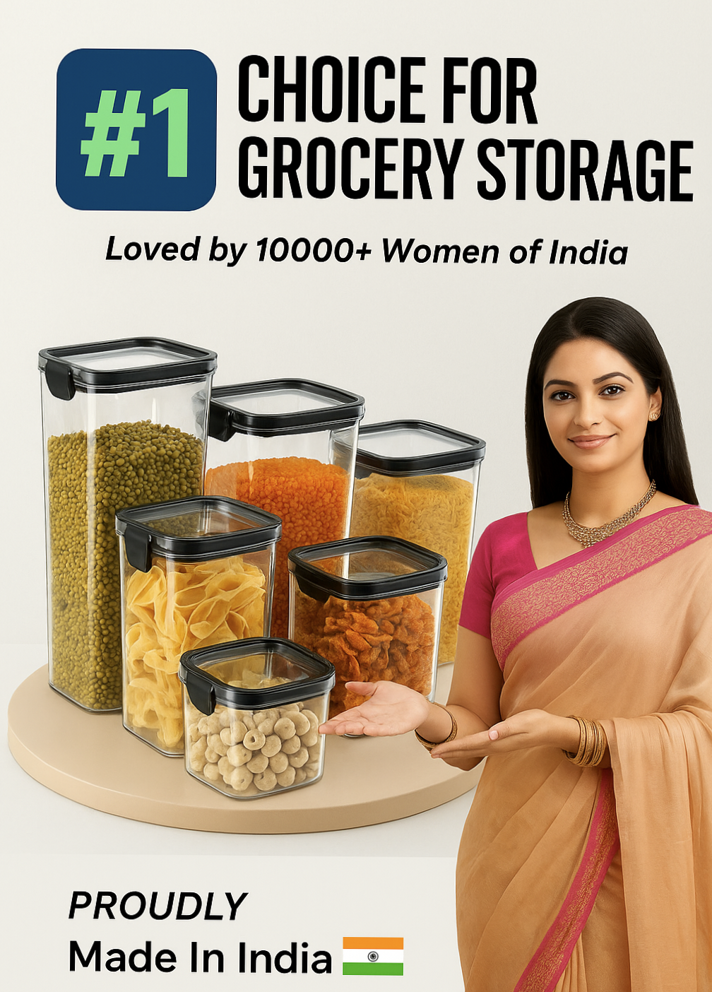Air-Tight Kitchen Storage Containers