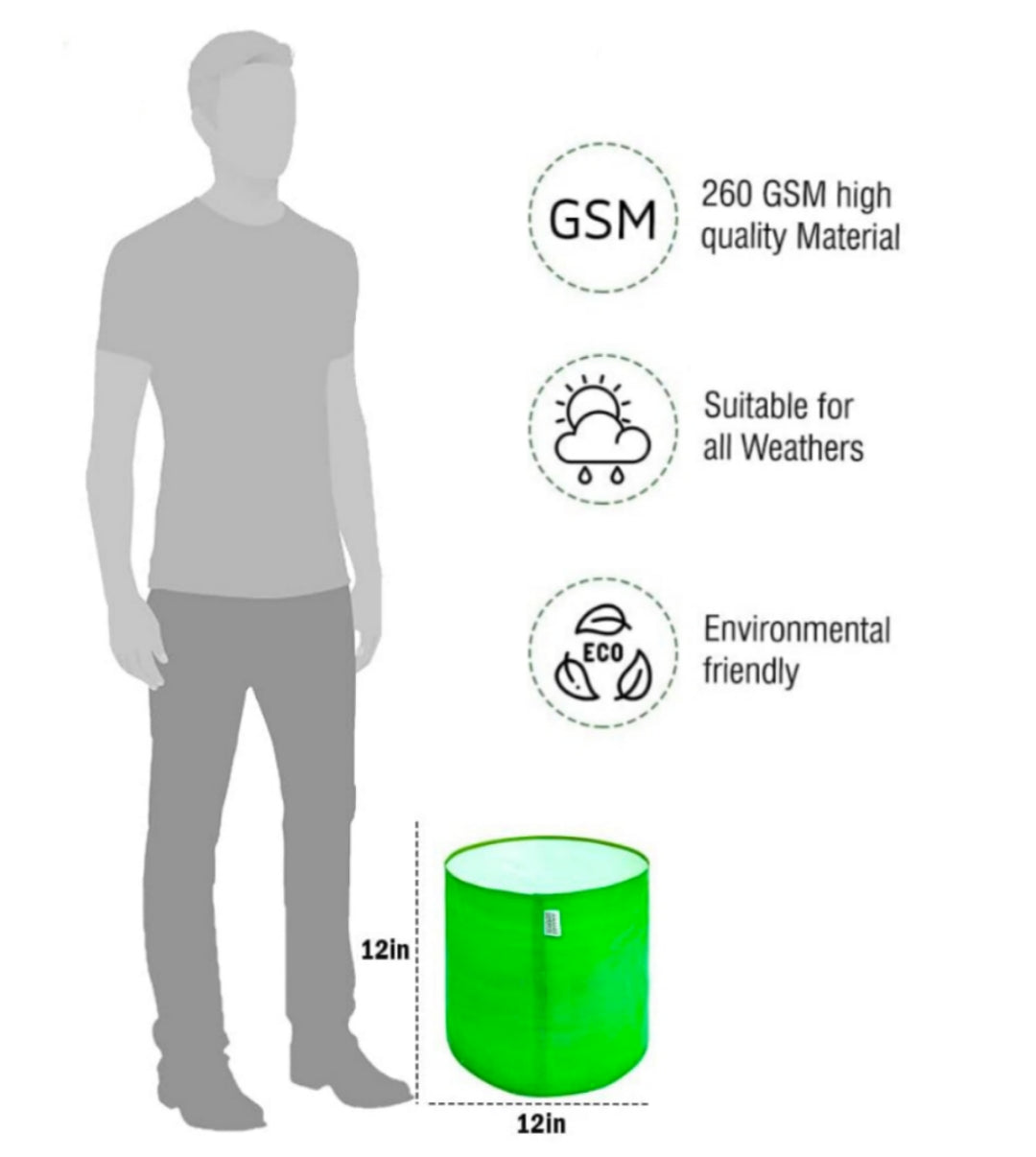 HDPE Plant Grow Bags - Eco Friendly ☘️