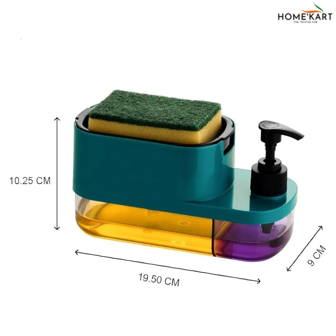 HomeKart 3 In 1 Soap Dispenser 🧽