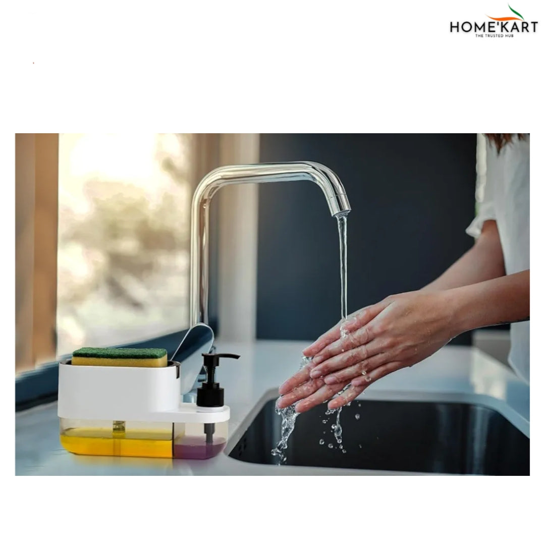 HomeKart 3 In 1 Soap Dispenser 🧽