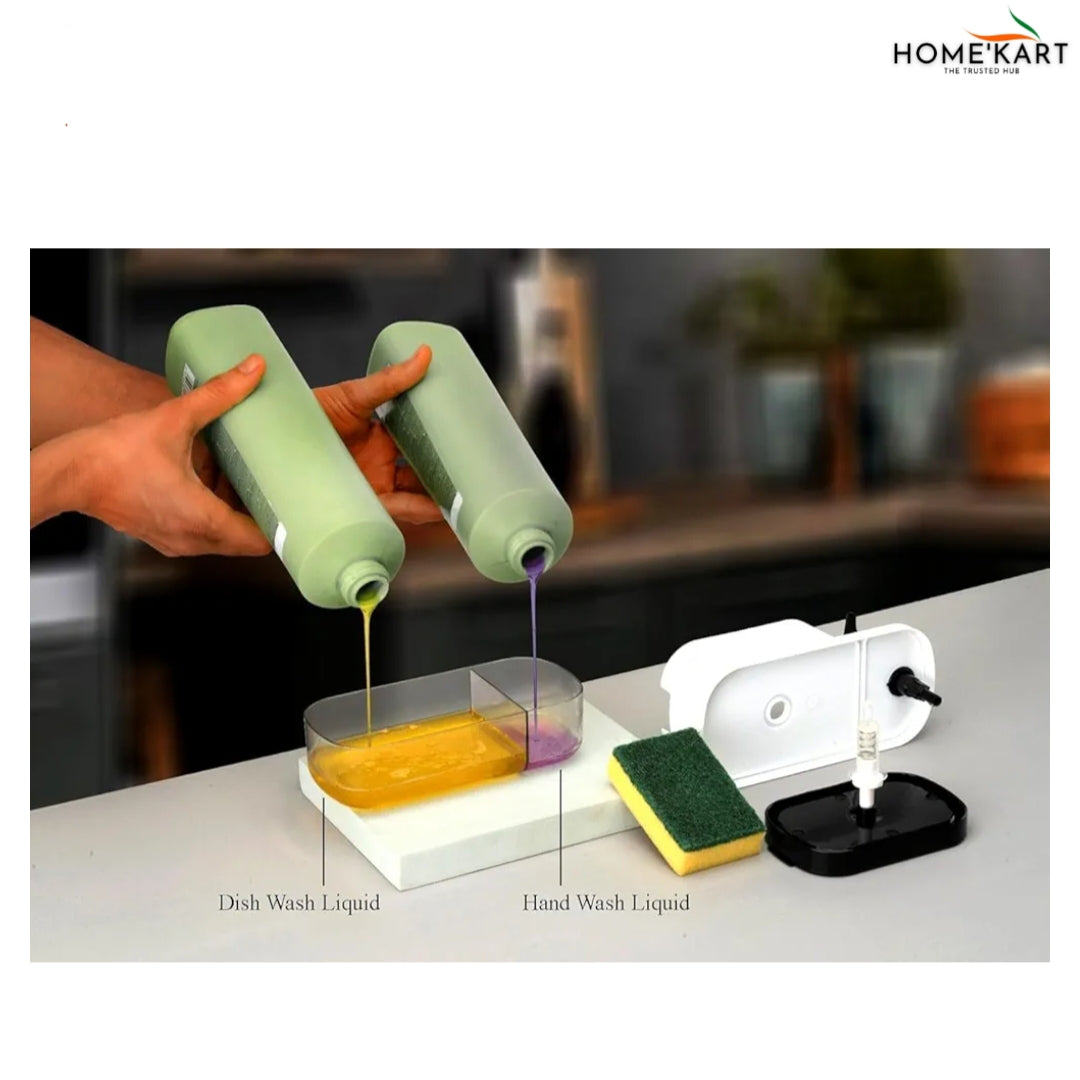 HomeKart 3 In 1 Soap Dispenser 🧽