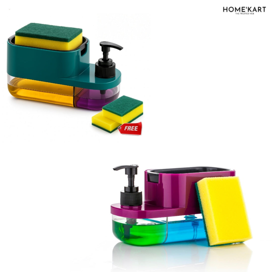 HomeKart 3 In 1 Soap Dispenser 🧽